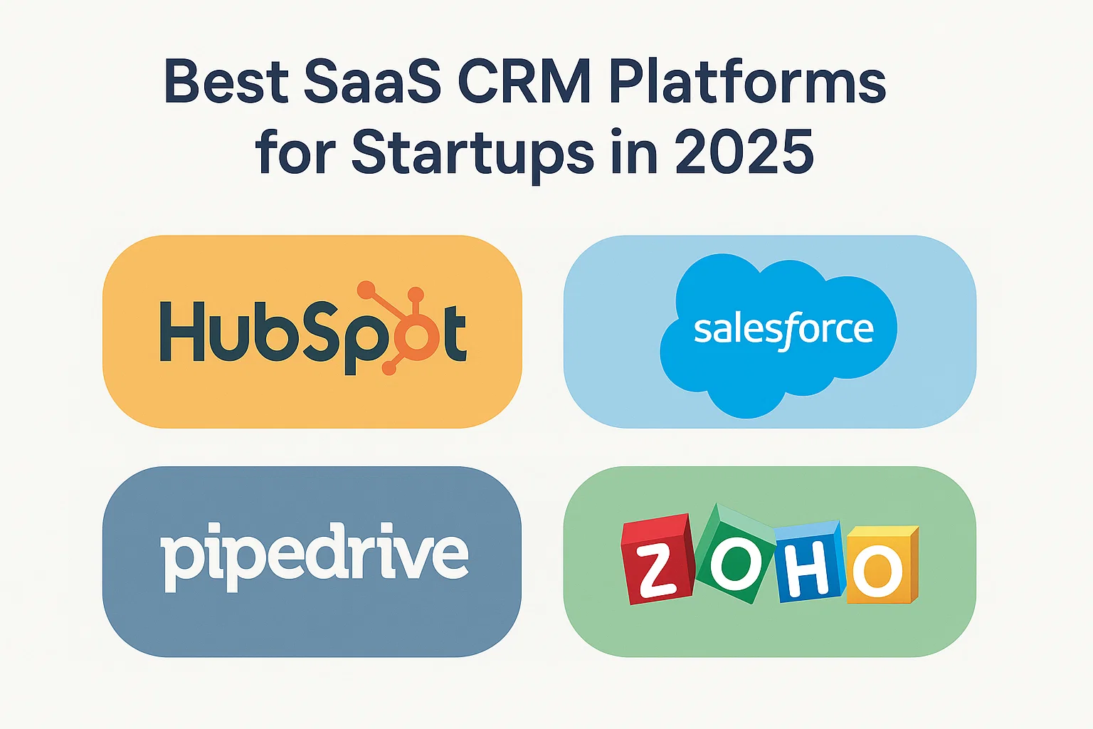 Best SaaS CRM Platforms for Startups in 2025 (Complete Guide) Thumbnail
